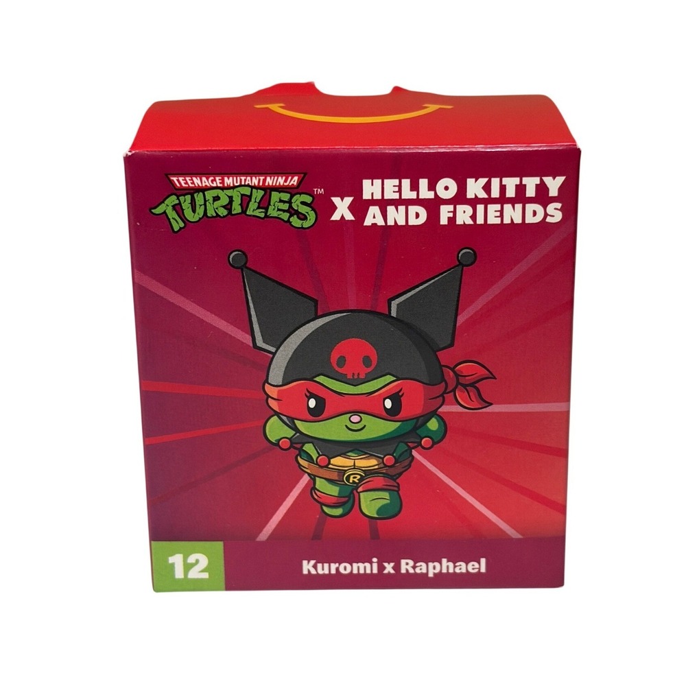 McDonalds Sanrio Hello Kitty TMNT Kuromi x Raphael Happy Meal Toy #12